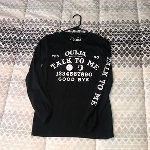 Ouija Black Long Sleeve Shirt